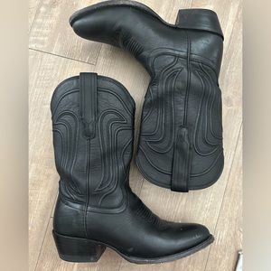 Tecovas Jaime cowgirl western boot in black